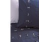 Постельное белье с вышивкой Cotton Box - Gina Lacivert (Турция), евро комплект